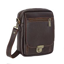 کیف چرمی رودوشی مردانه مدل 1368 دست دوز